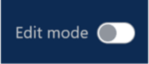 Image of Edit mode button