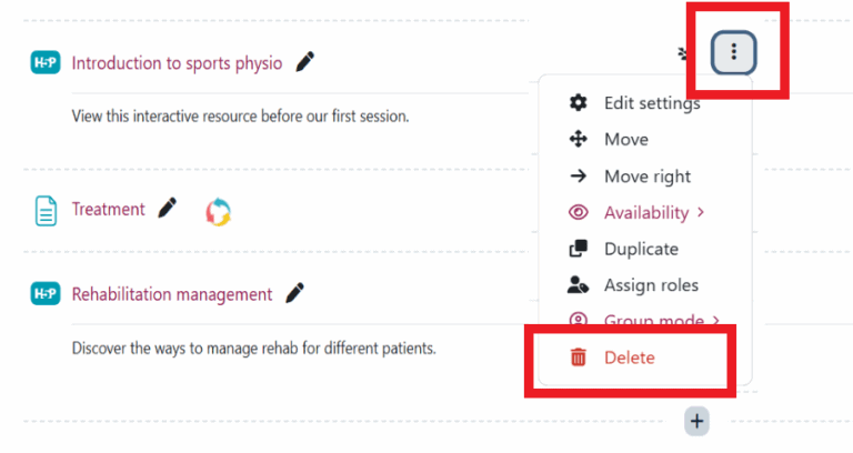 How to add, embed or remove an H5P resource from Moodle - Learning and ...