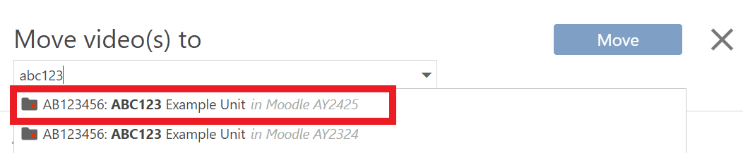 AY2435 Moodle-linked folder is highlighted