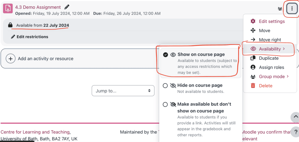 how to grade assignments in moodle