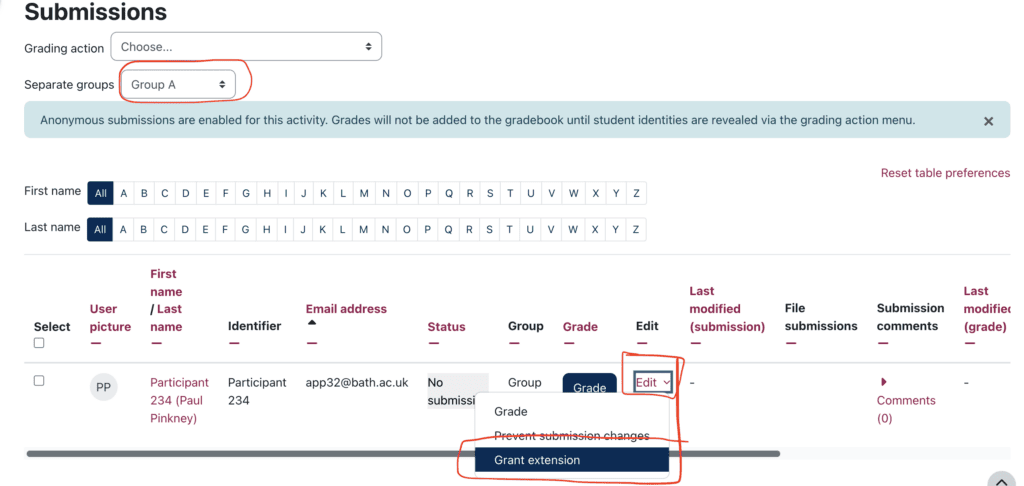 how to unsubmit assignment on moodle