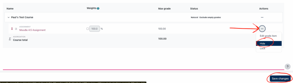 Image of hide grade item