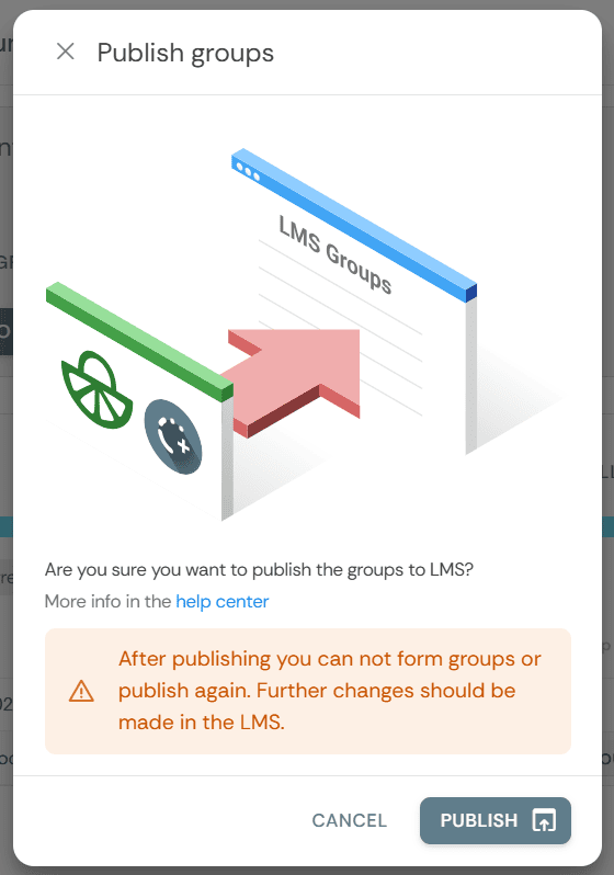 Feedback Fruit Publish button