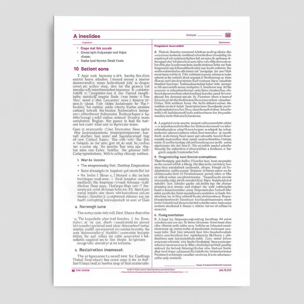 An image of a document out of focus.