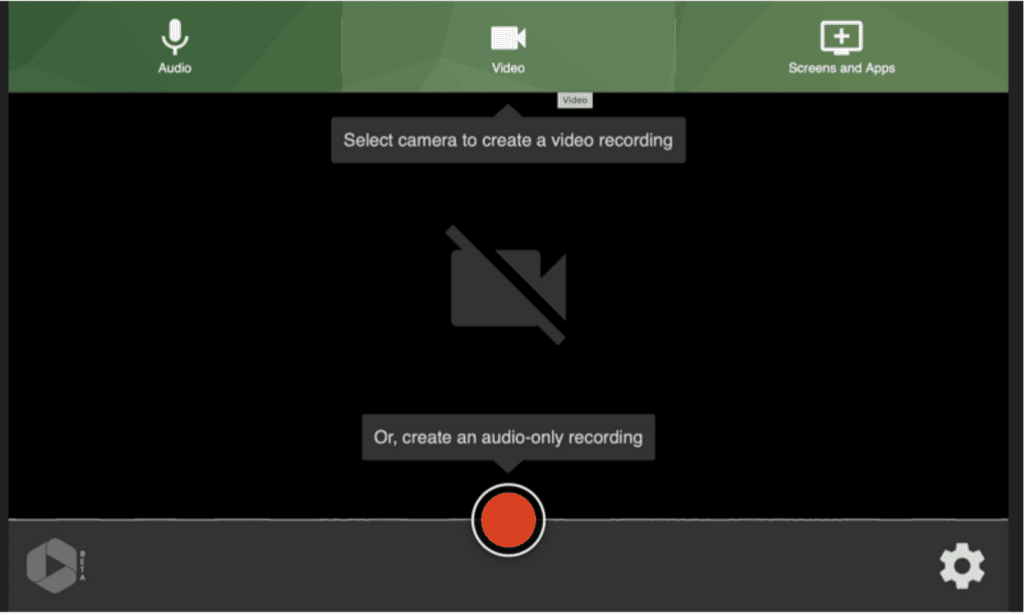 Audio only setting in Panopto Capture