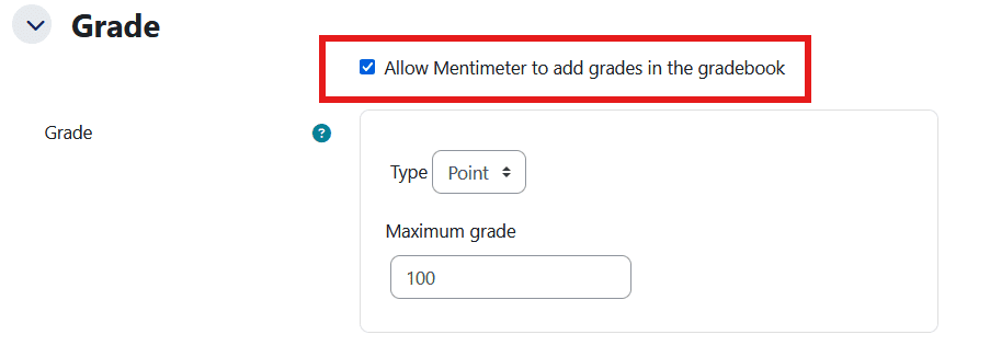 Grade external tool in Moodle.